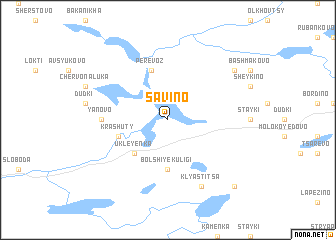 map of Savino