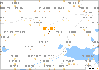 map of Savino