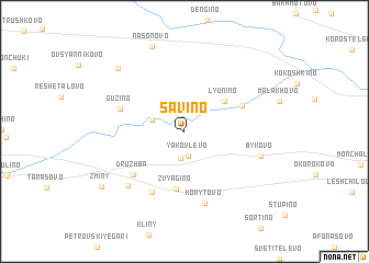 map of Savino