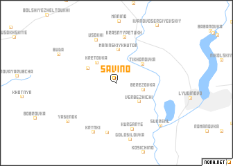 map of Savino