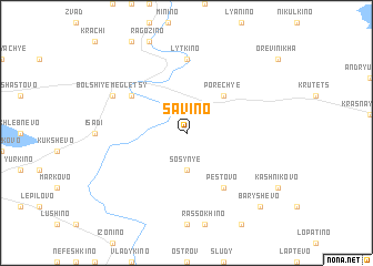 map of Savino