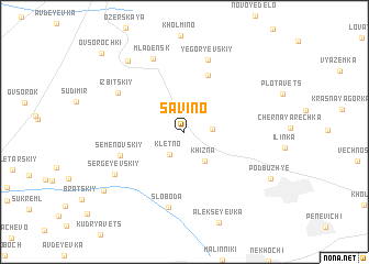 map of Savino