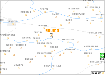 map of Savino