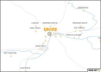 map of Savino