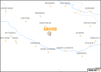 map of Savino