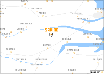 map of Savino