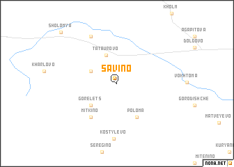 map of Savino
