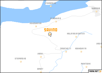 map of Savino