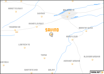 map of Savino