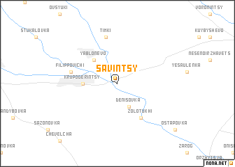 map of Savintsy