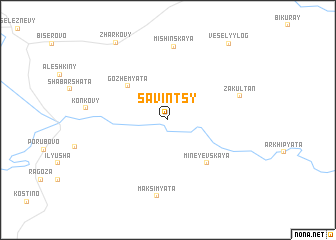 map of Savintsy