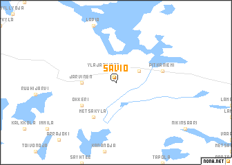 map of Savio