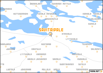 map of Savitaipale