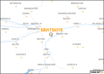 map of Savitskiye