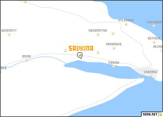 map of Savkina