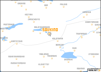 map of Savkino