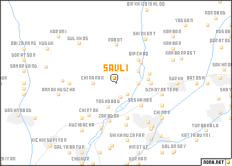 map of Savli