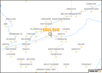 map of Savlovo
