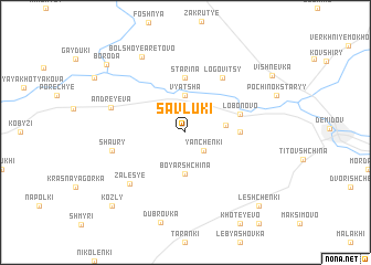 map of Savluki