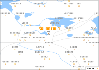 map of Savontalo