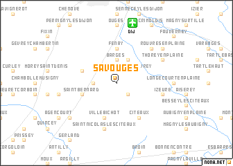 map of Savouges