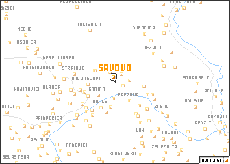 map of Savovo