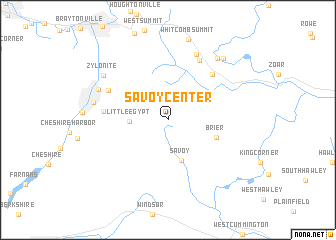 map of Savoy Center