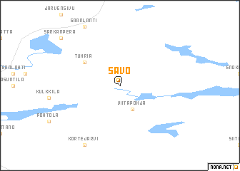 map of Savo