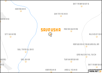 map of Savrusha