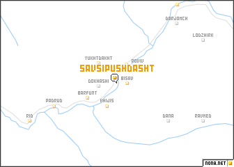 map of Savsipushdasht