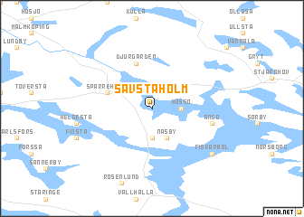 map of Sävstaholm