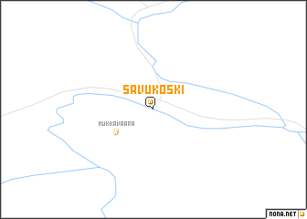 map of Savukoski
