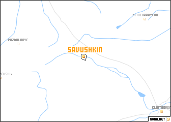 map of Savushkin