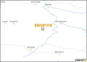 map of Savvatiya