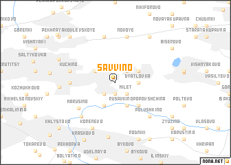 map of Savvino