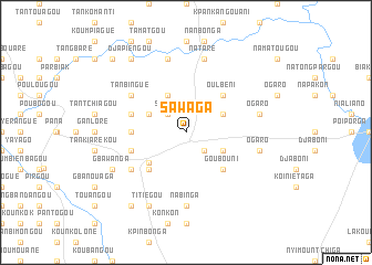 map of Sawaga