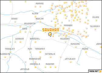 map of Sawahan