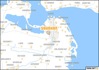 map of Sawahan