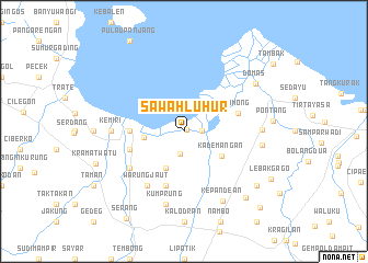 map of Sawahluhur