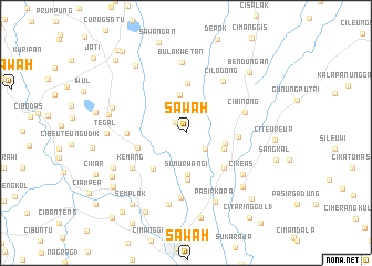 map of Sawah