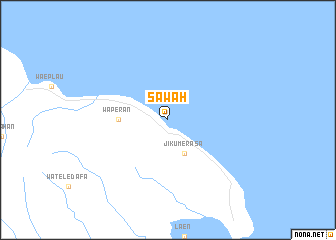 map of Sawah