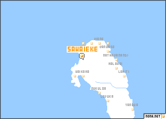 map of Sawaieke