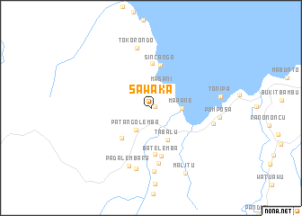 map of Sawaka