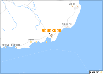 map of Sawakura