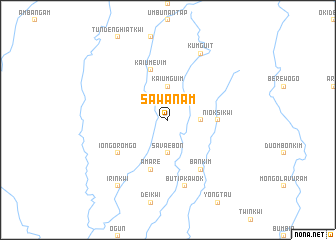 map of Sawanam