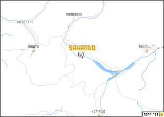 map of Sawando