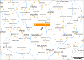 map of Sawangan