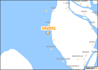 map of Sawang