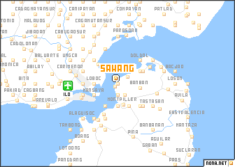 map of Sawang