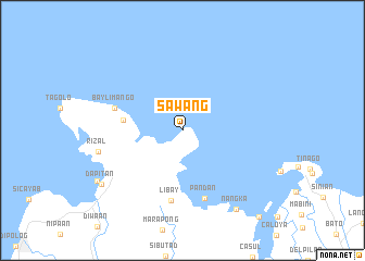 map of Sawang